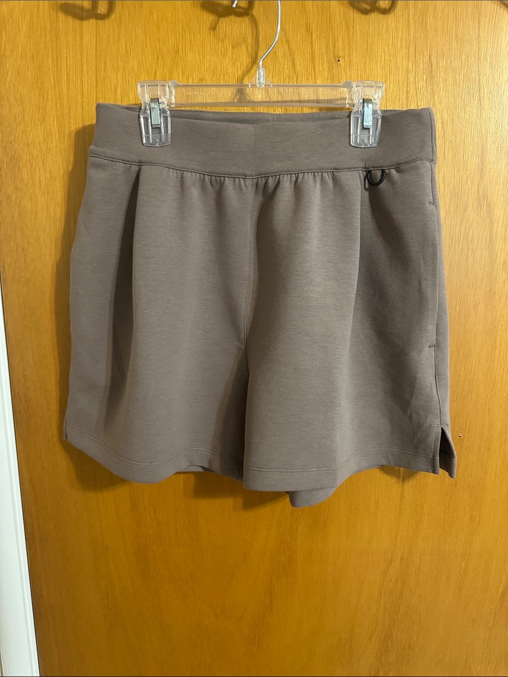 Nike Women's Taupe Pull-On Knit Shorts